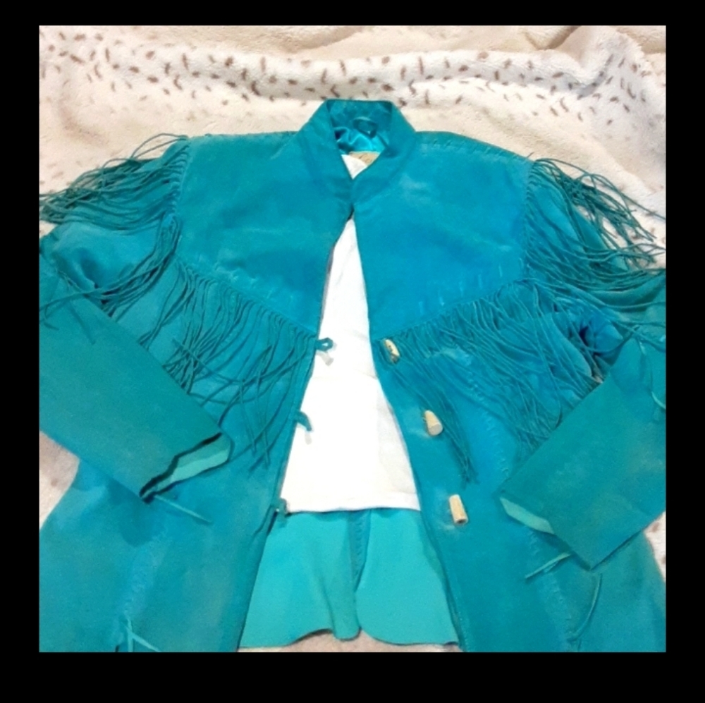 Vintage Scully Fringed Suede Leather Jacket